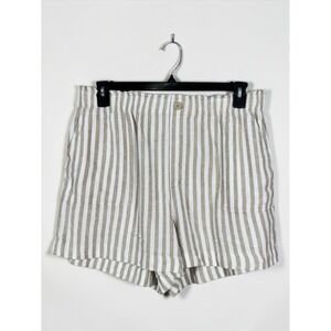 Loft Womens Linen Shorts XL Beach Coastal Euro Summer Nautical Soft Girl